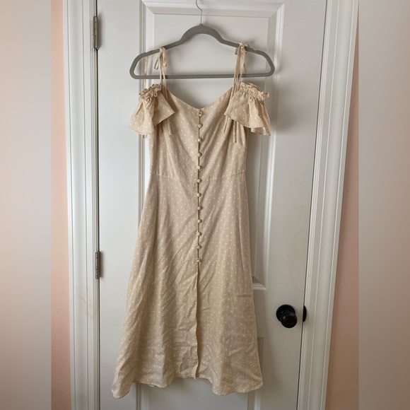 Gal Meets Glam Colleen dress (cream) size 2 - Picture 3 of 6